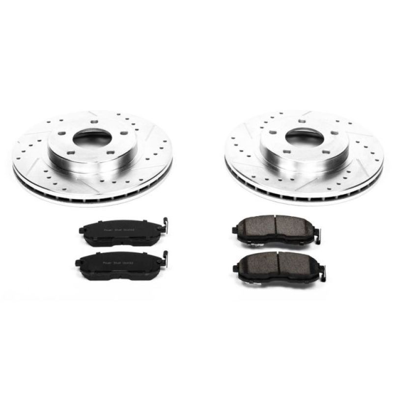 Power Stop 99-01 Nissan Maxima Front Z23 Evolution Sport Brake Kit