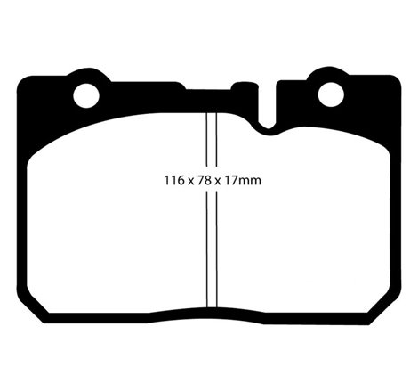 EBC 95-00 Lexus LS400 4.0 Ultimax2 Front Brake Pads