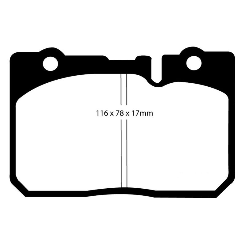 EBC 95-00 Lexus LS400 4.0 Ultimax2 Front Brake Pads