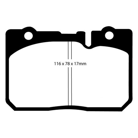 EBC 95-00 Lexus LS400 4.0 Ultimax2 Front Brake Pads