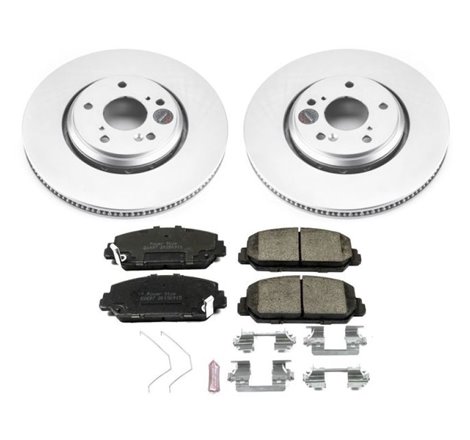 Power Stop 17-18 Acura ILX Front Z17 Evolution Geomet Coated Brake Kit