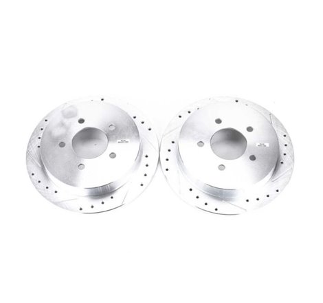 Power Stop 00-02 Ford Expedition Rear Evolution Drilled & Slotted Rotors - Pair