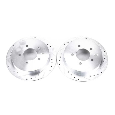 Power Stop 00-02 Ford Expedition Rear Evolution Drilled & Slotted Rotors - Pair