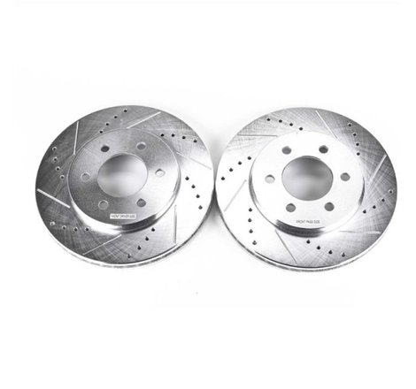 Power Stop 02-06 Ford Expedition Front Evolution Drilled & Slotted Rotors - Pair