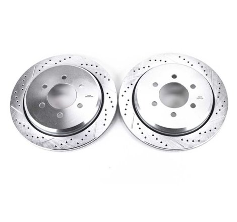 Power Stop 02-06 Ford Expedition Rear Evolution Drilled & Slotted Rotors - Pair