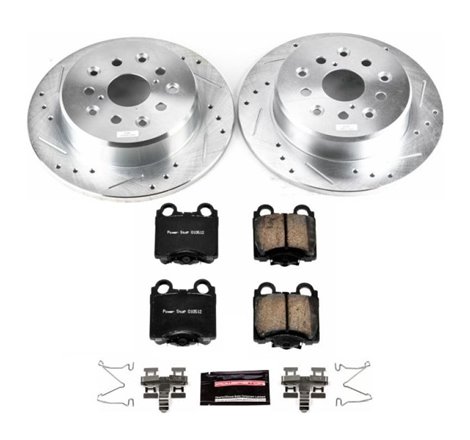 Power Stop 98-05 Lexus GS300 Rear Z23 Evolution Sport Brake Kit