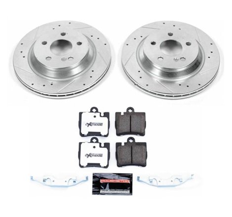 Power Stop 00-02 Mercedes-Benz S430 Rear Z26 Street Warrior Brake Kit