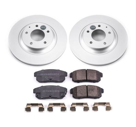 Power Stop 04-11 Mazda RX-8 Rear Z17 Evolution Geomet Coated Brake Kit