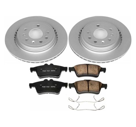 Power Stop 03-11 Saab 9-3 Rear Z23 Evolution Sport Coated Brake Kit