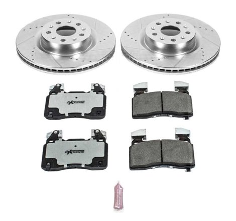 Power Stop 16-18 Cadillac CT6 Front Z26 Street Warrior Brake Kit