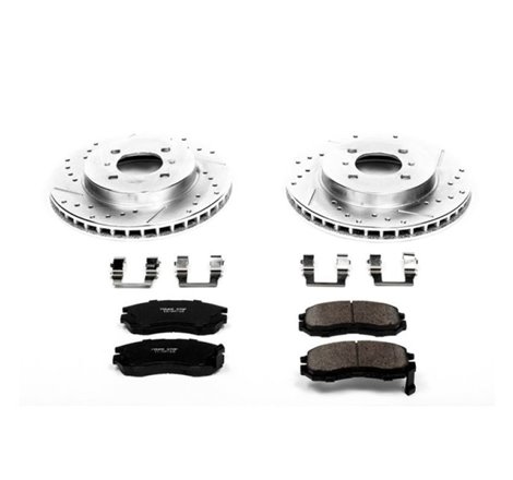 Power Stop 98-02 Mitsubishi Mirage Front Z23 Evolution Sport Brake Kit