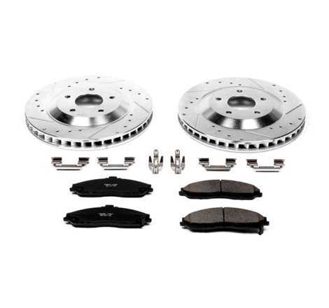 Power Stop 2004 Cadillac XLR Front Z23 Evolution Sport Brake Kit