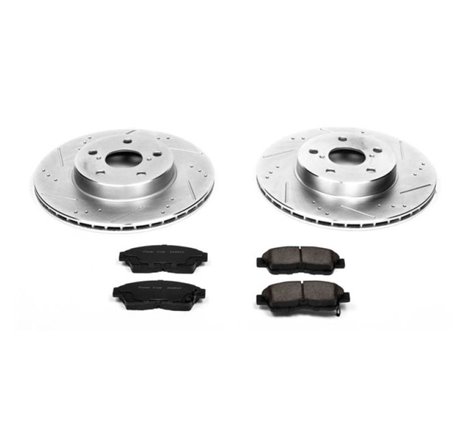 Power Stop 96-00 Toyota RAV4 Front Z23 Evolution Sport Brake Kit