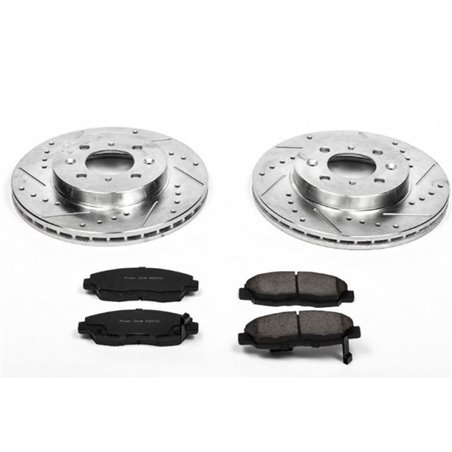 Power Stop 96-05 Honda Civic Front Z23 Evolution Sport Brake Kit