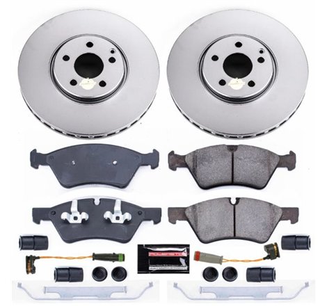 Power Stop 2006 Mercedes-Benz E500 Front Z23 Evolution Sport Coated Brake Kit