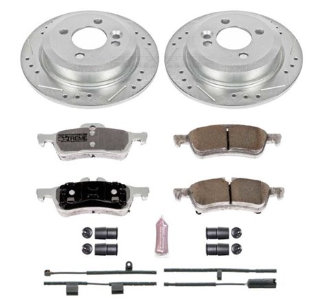 Power Stop 02-06 Mini Cooper Rear Z26 Street Warrior Brake Kit