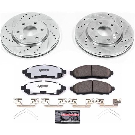 Power Stop 05-18 Nissan Frontier Front Z36 Truck & Tow Brake Kit