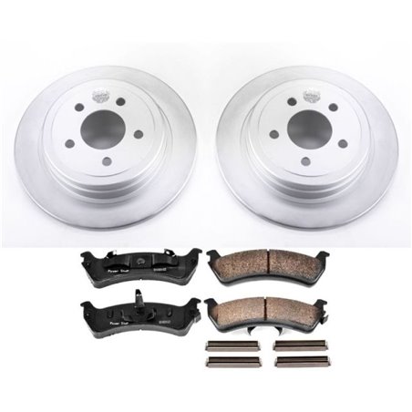 Power Stop 2003 Ford Explorer Sport Rear Z17 Evolution Geomet Coated Brake Kit