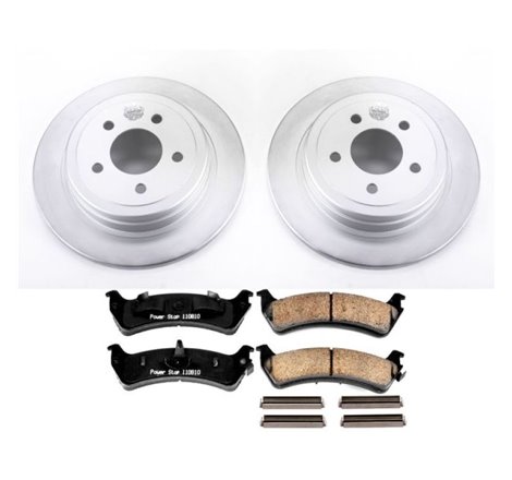 Power Stop 2003 Ford Explorer Sport Rear Z17 Evolution Geomet Coated Brake Kit