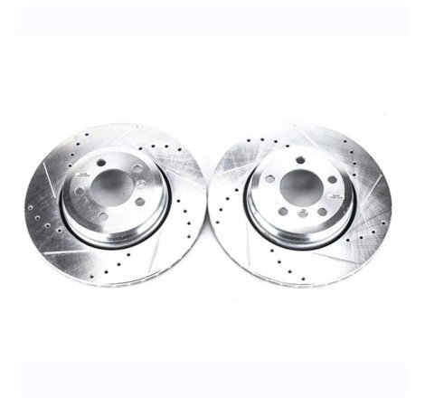 Power Stop 02-05 BMW 745i Rear Evolution Drilled & Slotted Rotors - Pair