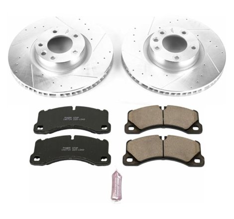 Power Stop 11-18 Porsche Cayenne Front Z23 Evolution Sport Brake Kit