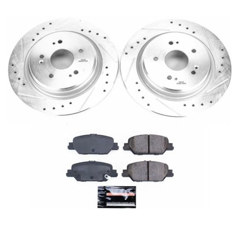 Power Stop 17-18 Honda CR-V Rear Z23 Evolution Sport Brake Kit