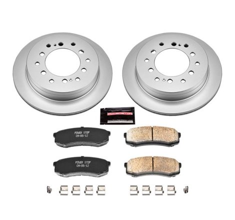 Power Stop 03-09 Lexus GX470 Rear Z17 Evolution Geomet Coated Brake Kit