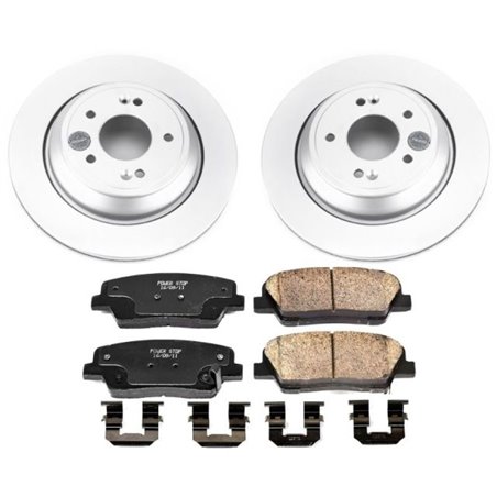 Power Stop 11-16 Hyundai Equus Rear Z17 Evolution Geomet Coated Brake Kit