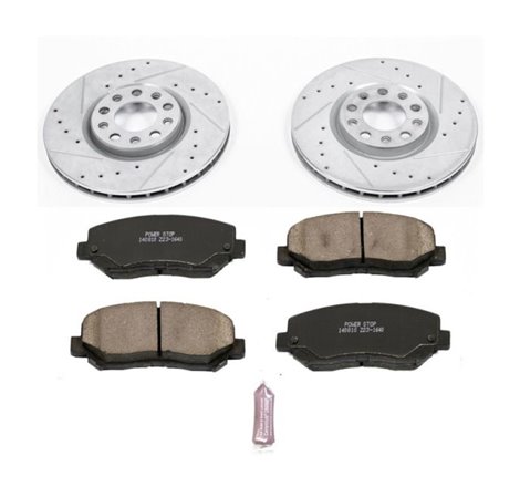 Power Stop 15-17 Chrysler 200 Front Z23 Evolution Sport Brake Kit