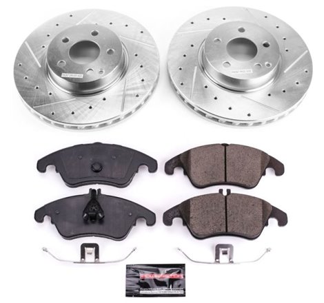 Power Stop 2014 Mercedes-Benz C300 Front Z23 Evolution Sport Brake Kit