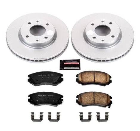 Power Stop 03-05 Hyundai Sonata Front Z17 Evolution Geomet Coated Brake Kit