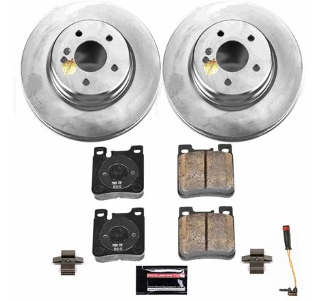 Power Stop 01-04 Mercedes-Benz CLK55 AMG Rear Z23 Evolution Sport Coated Brake Kit