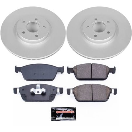 Power Stop 17-18 Ford Escape Front Z23 Evolution Sport Coated Brake Kit