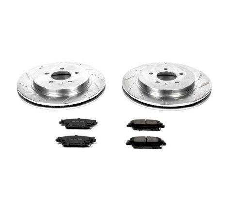 Power Stop 06-07 Cadillac CTS Rear Z23 Evolution Sport Brake Kit