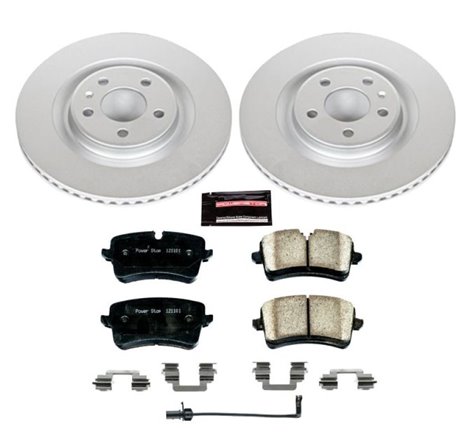 Power Stop 14-18 Audi A6 Rear Z23 Evolution Sport Coated Brake Kit