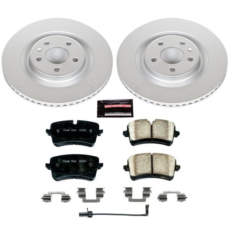 Power Stop 14-18 Audi A6 Rear Z23 Evolution Sport Coated Brake Kit