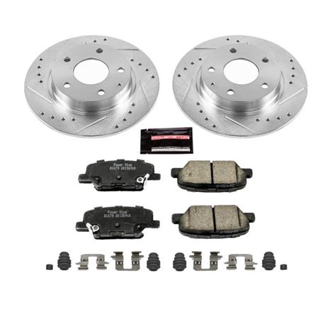 Power Stop 14-16 Mazda 3 Rear Z23 Evolution Sport Brake Kit