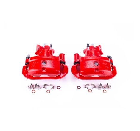 Power Stop 00-02 Toyota MR2 Spyder Rear Red Calipers w/Brackets - Pair