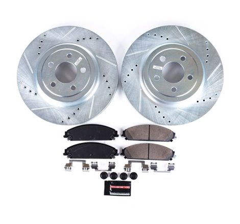 Power Stop 05-19 Chrysler 300 Front Z23 Evolution Sport Brake Kit