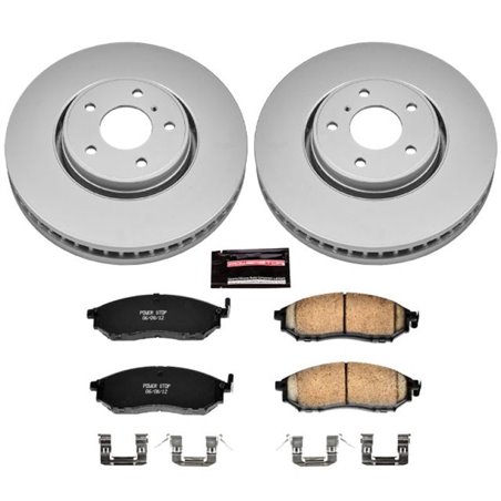 Power Stop 05-12 Infiniti FX35 Front Z17 Evolution Geomet Coated Brake Kit