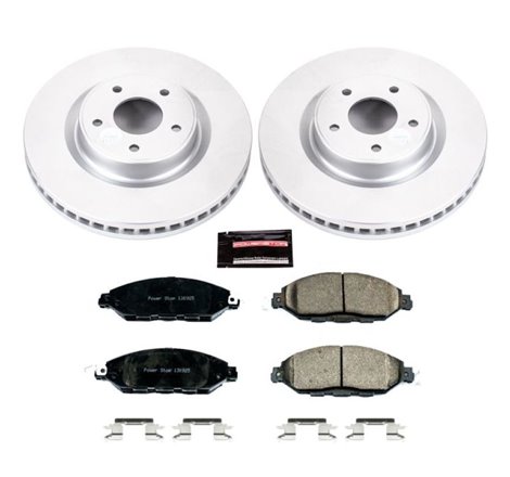 Power Stop 2013 Infiniti JX35 Front Z17 Evolution Geomet Coated Brake Kit