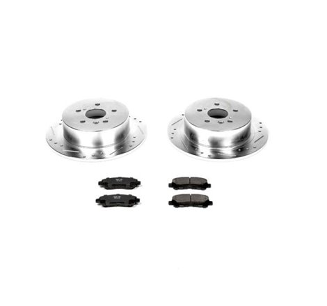 Power Stop 08-13 Toyota Highlander Rear Z23 Evolution Sport Brake Kit