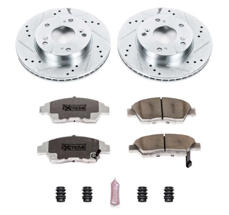 Power Stop 13-15 Acura ILX Front Z26 Street Warrior Brake Kit