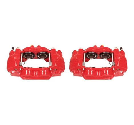 Power Stop 03-09 Toyota 4Runner Front Red Calipers w/o Brackets - Pair