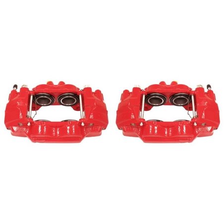 Power Stop 03-09 Toyota 4Runner Front Red Calipers w/o Brackets - Pair