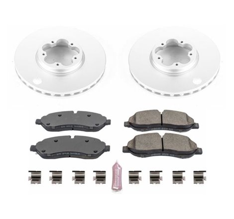 Power Stop 15-19 Ford Transit-150 Front Z17 Evolution Geomet Coated Brake Kit