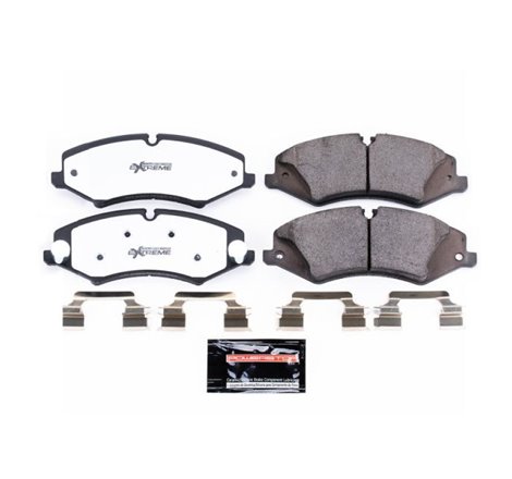 Power Stop 2017 Land Rover Discovery Front Z36 Truck & Tow Brake Pads w/Hardware