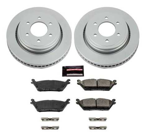 Power Stop 15-17 Ford F-150 Rear Z17 Evolution Geomet Coated Brake Kit