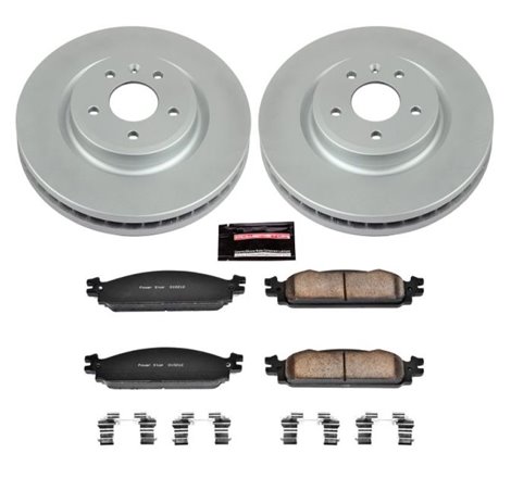 Power Stop 09-11 Ford Flex Front Z17 Evolution Geomet Coated Brake Kit