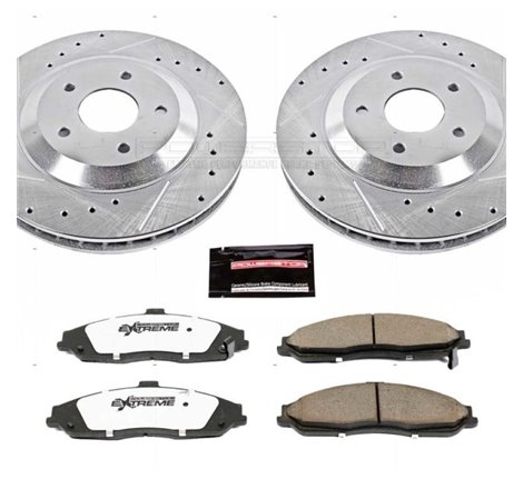 Power Stop 2004 Cadillac XLR Front Z26 Street Warrior Brake Kit